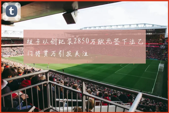 纽卡以创纪录2850万欧元签下法乙门将贾万引发关注