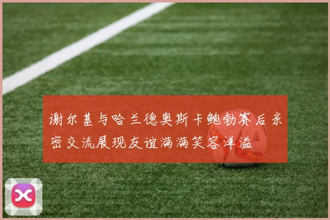 谢尔基与哈兰德奥斯卡鲍勃赛后亲密交流展现友谊满满笑容洋溢